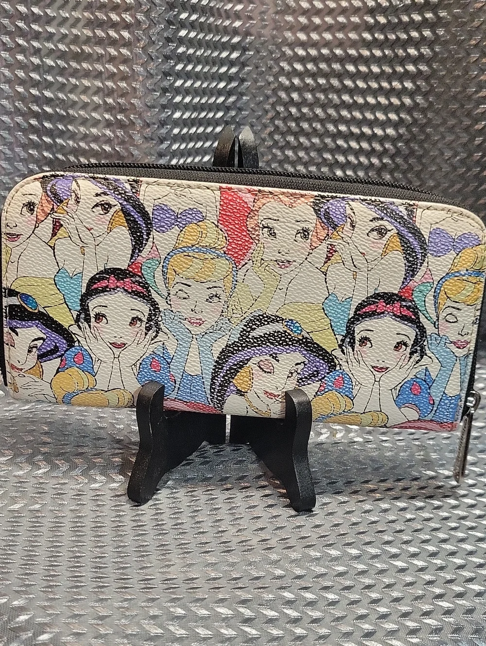 Loungefly Disney Princess Multi-Color Zip Around Wallet
